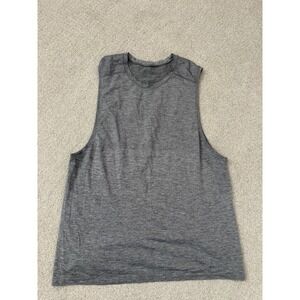 Lululemon Men's Live In Practice Metal Vent Tech Sleeveless Tank Gray XL